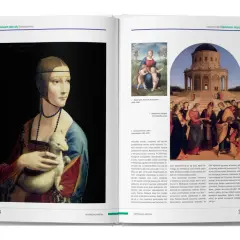 Dama z gronostajem Leonarda da Vinci, arcydzieło historii sztuki, obok Madonny z szczygłem i Zaślubin Marii z Józefem.